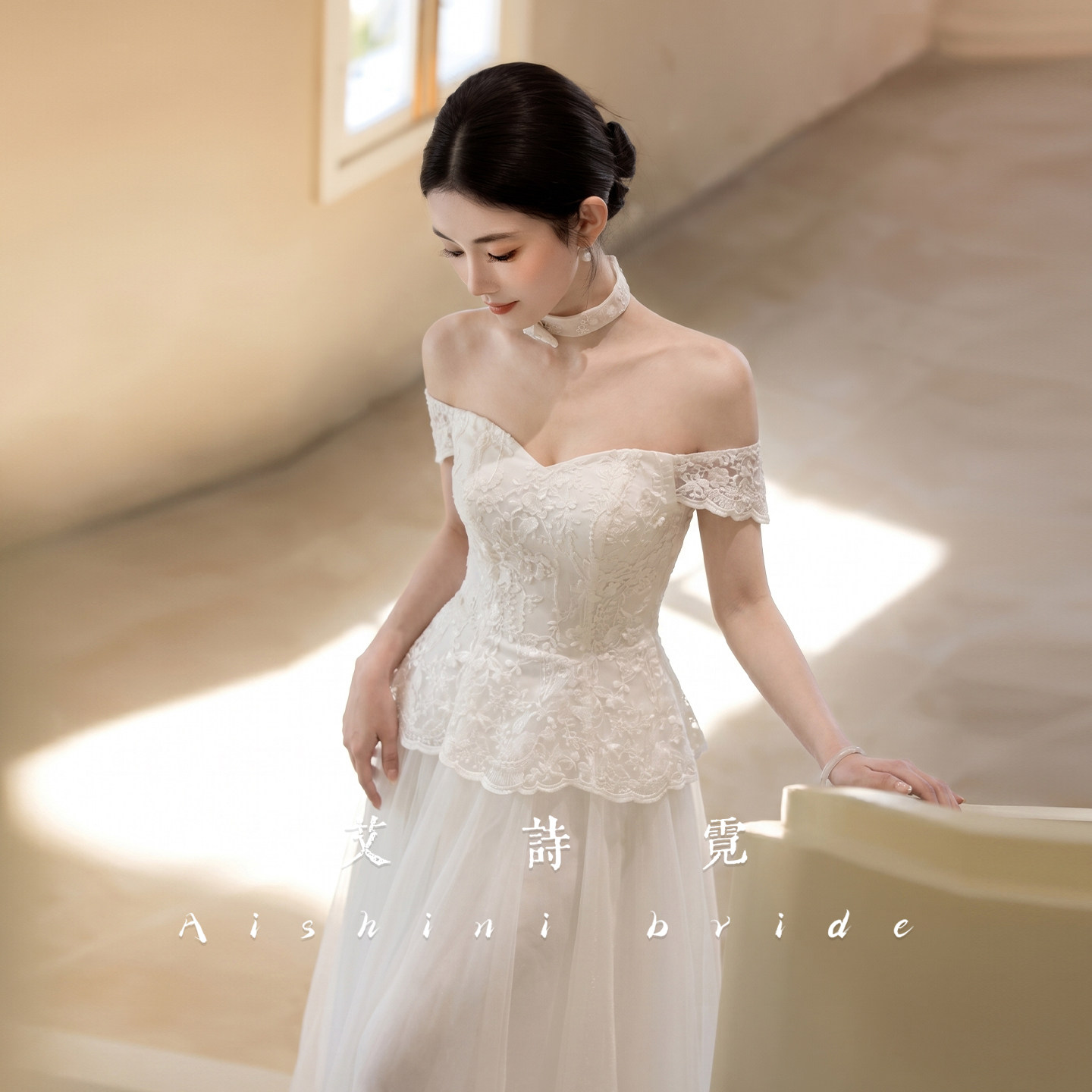《织梦》订婚礼服新款小个子敬酒服领证登记高端成人绝美小白裙夏