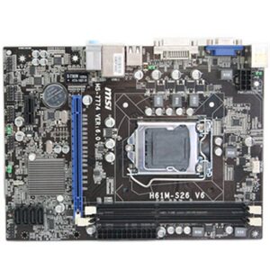 微星h61m-s26 v6 ms-7774 ddr3内存 1155接口 h61全固态集成主板