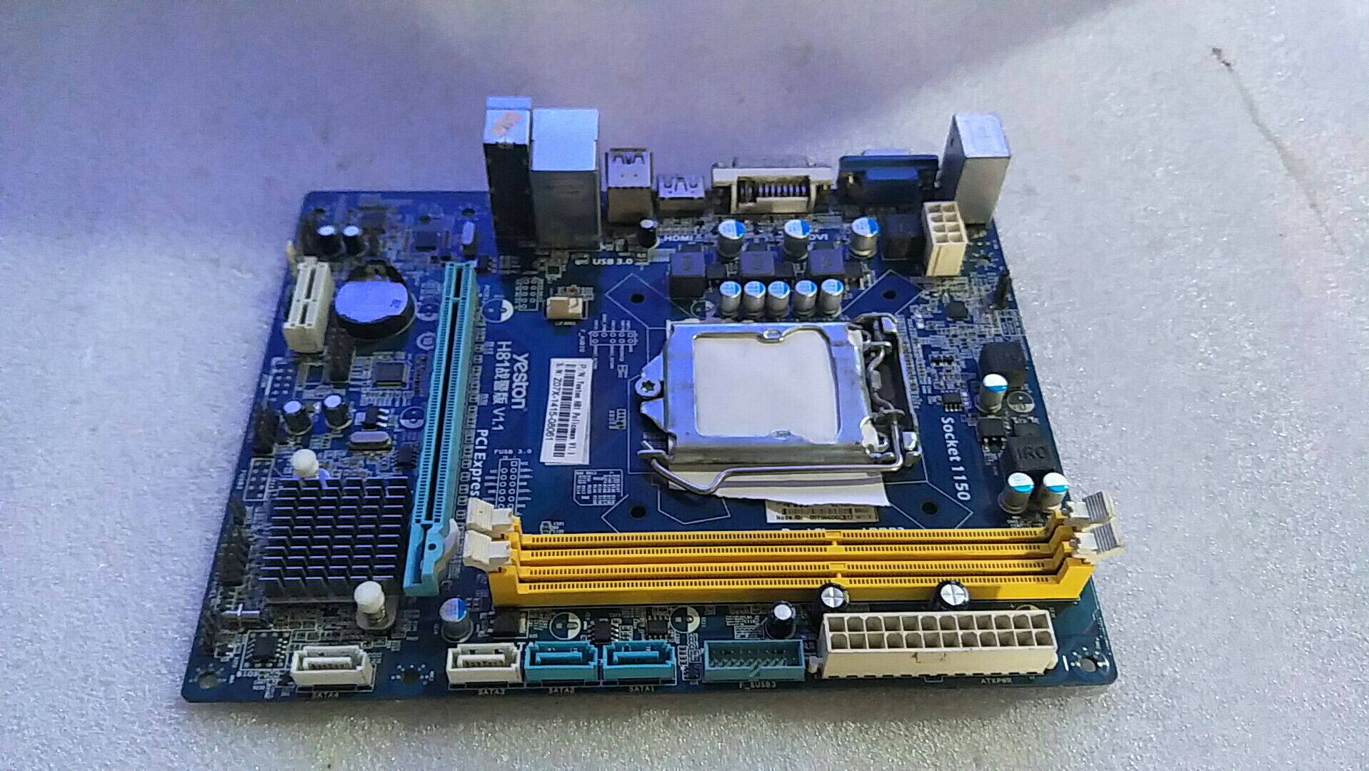 盈通h81战警版 ddr3内存 1150接口 h81全集成板 带hdmi dvi接口