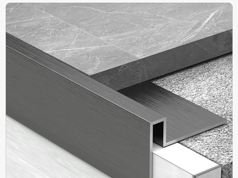 金属304收边不锈钢台阶楼梯包边防滑条瓷砖大理石墙面阳角收口条