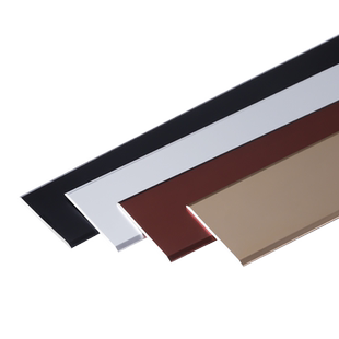 铝合金一字平板条木地板压条自粘门槛条不锈钢金属防滑条装饰线条