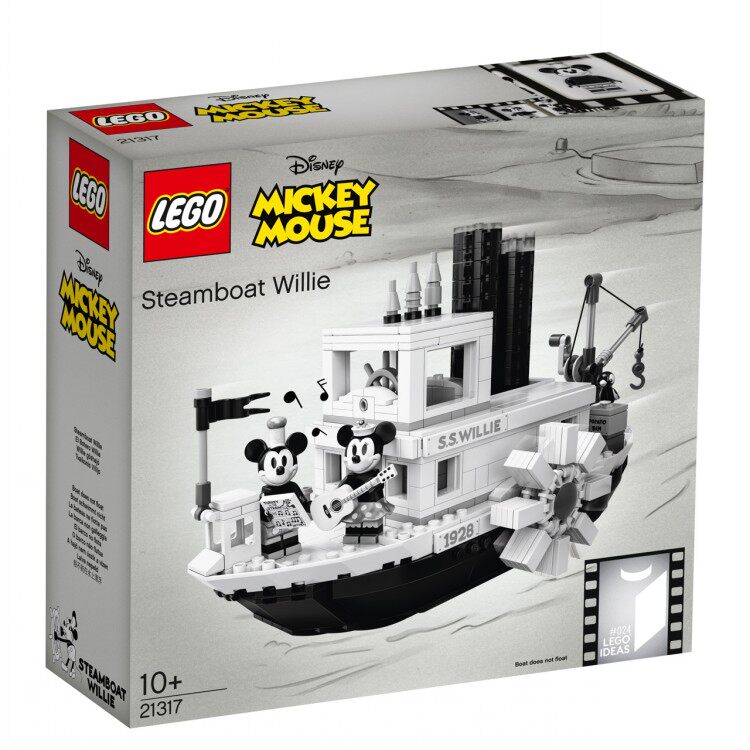 2019乐高LEGO 创意系列21317米奇的威利号汽船儿童益智玩具米老鼠