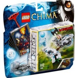 老款乐高LEGO 儿童玩具70106 气功传奇 神兽 回旋车冰之塔