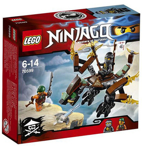 2016款儿童益智乐高LEGO 幻影忍者系列 寇的大地神龙70599