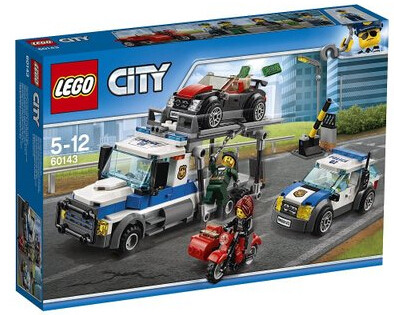 2017新款乐高lego 积木城市警察系列 抢劫汽车运输车 60143