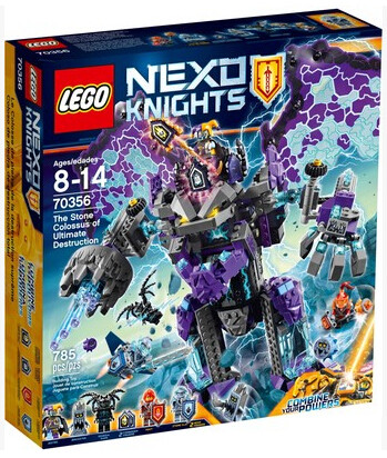 2017款乐高LEGO 70356 未来骑士 NEXO 石头克雷巨魔大决战