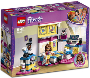 2018款乐高LEGO 41329好朋友系列 奥利维亚豪华卧室 拼装积木