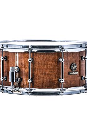 soundworld声音世界蒸汽热弯军鼓14*6.5英寸雨系列FMP-1火焰枫木