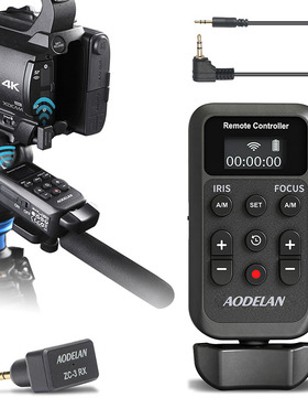 适用索尼佳能摄像机无线变焦控制器光圈调整一键对焦录像遥控器