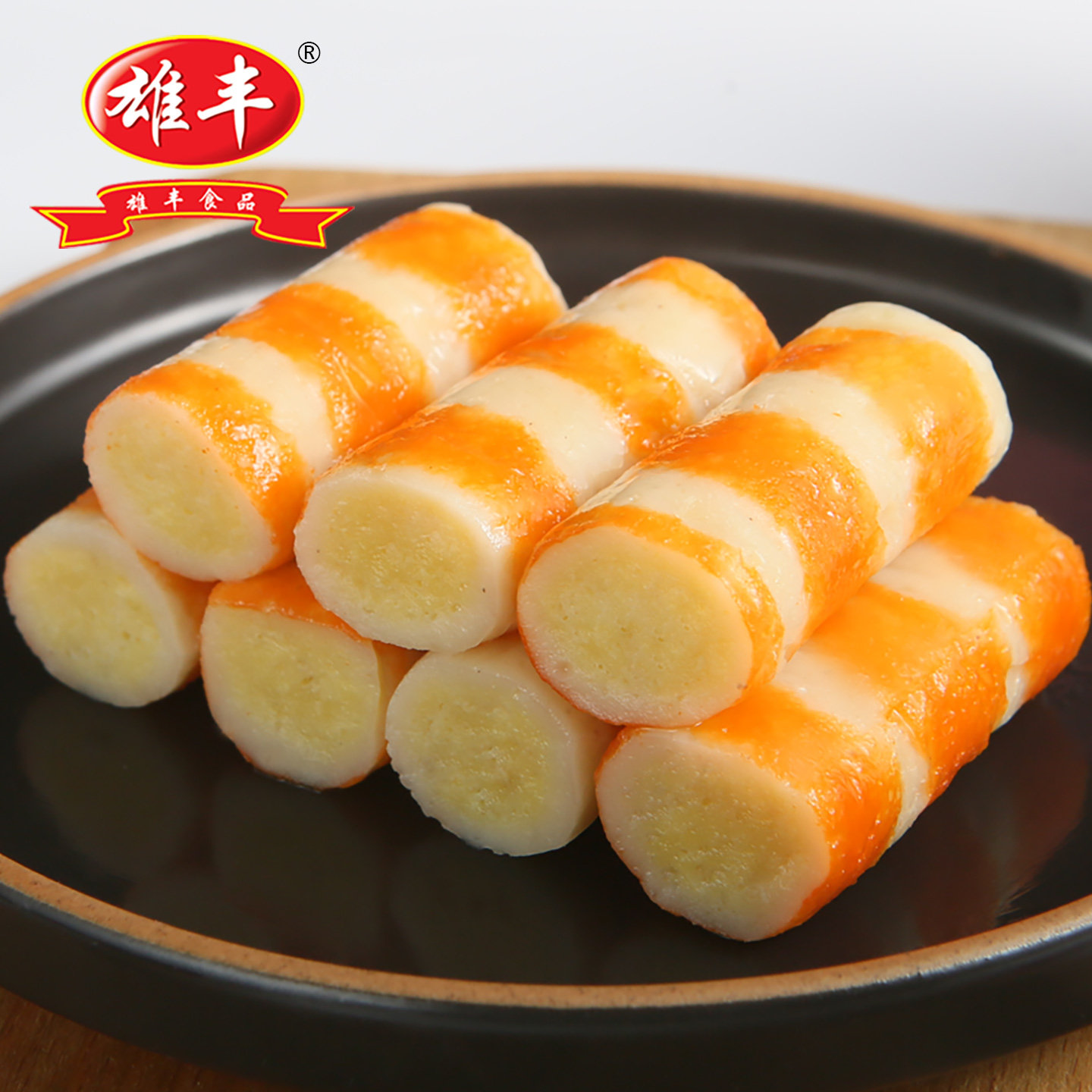 仿蟹王棒500g包装火锅料麻辣烫食材关东煮食品鱼糜肉制品厂家