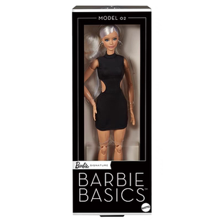 珍藏版Barbie Basics时尚达人芭比娃娃玩具节日生日礼物