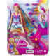 儿童玩具GTG00 芭比娃娃Barbie彩虹之美发公主女孩生日礼物套装