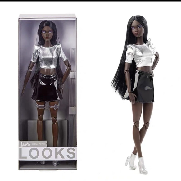 Barbie looks doll美国正版芭比娃娃珍藏版瑜伽关节体时尚10号