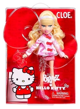 全新现货Bratz贝兹娃娃 Hello Kitty联名款 cloe 娃娃公仔 玩具