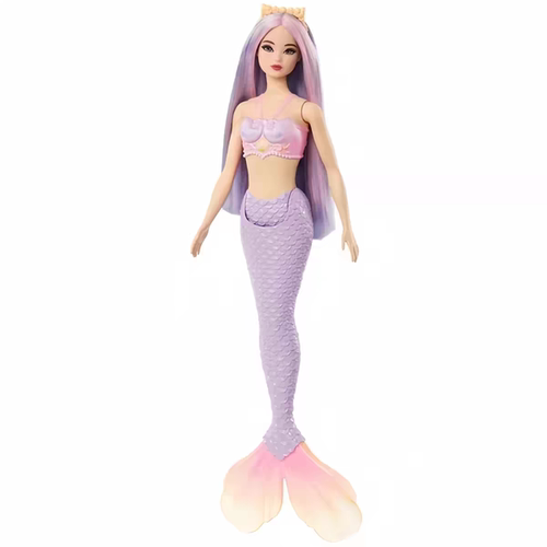 芭比娃娃美人鱼barbie 2024新款美人鱼现货，随机发货不挑妆