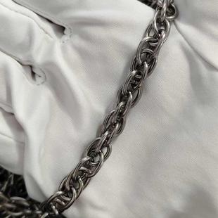 纯钛7.5mm麻花链正品 钛链条批发不过敏不生锈项链手链包链非焊口