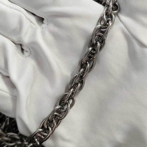 纯钛链条7.5宽麻花链正品