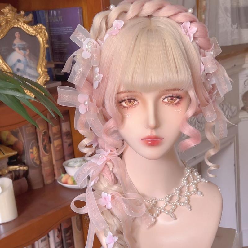 一夜物语樱花树下的告白假发搭配