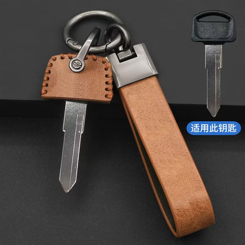 适用本田五洋 裂行NX125 塔帕100钥匙套 幼兽C11钥匙套包扣皮革