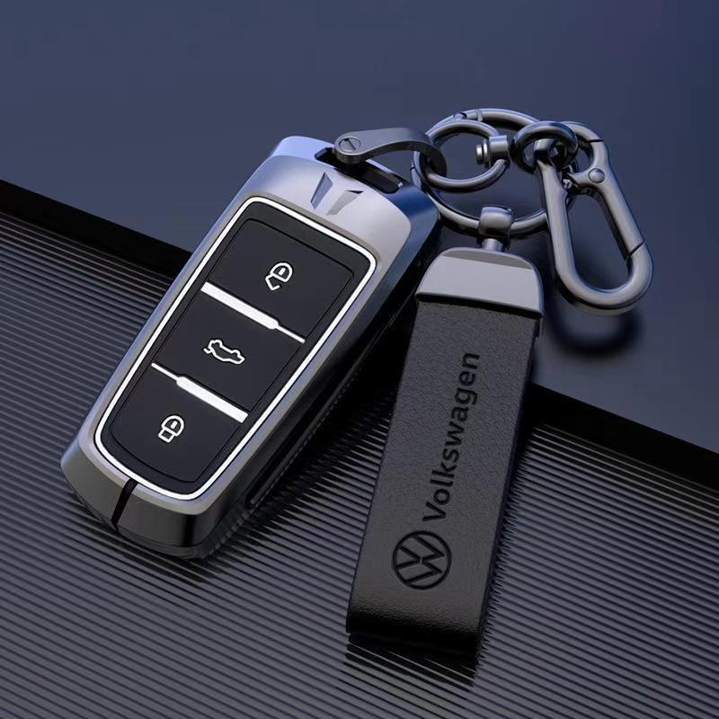 适用于大众12/13/15/16款老款CC迈腾B7钥匙套一键启动汽车男扣壳