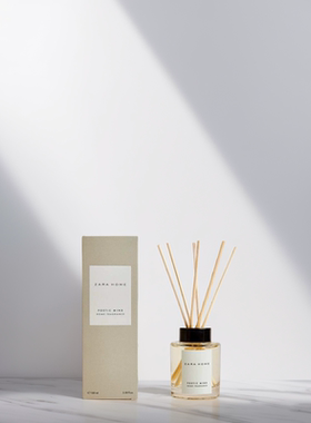 Zara Home老版经典款无火藤条香薰黑香草/白茉莉/栀子花/纯粹亚麻