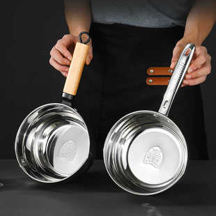 304不锈钢特厚水舀子家用水瓢粥勺带鹰嘴水勺大容量老式盛水汤勺