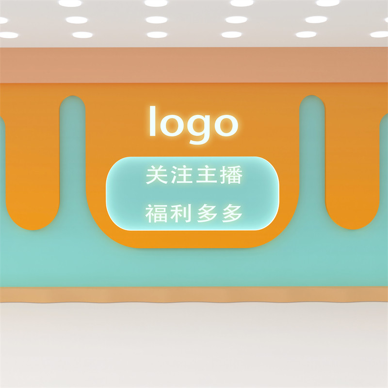 网红主播简约ins轻奢立体壁布
