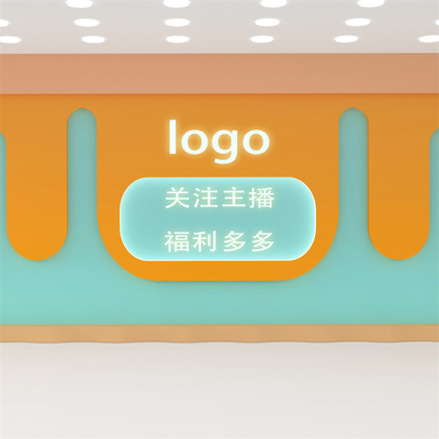 网红主播简约ins轻奢立体壁布