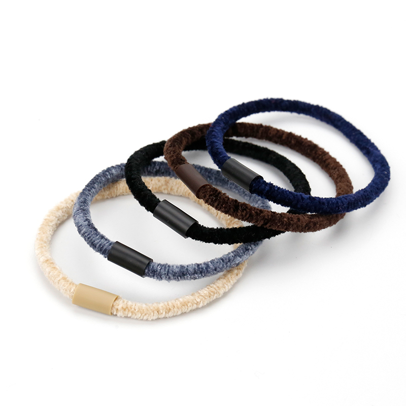 弹力毛绒knk基础柔软耐用细发绳