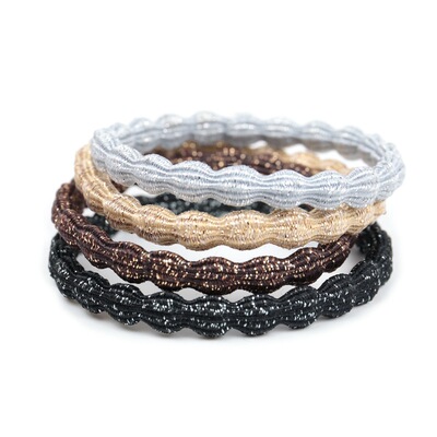 knk发饰亮丝藕节头绳发圈