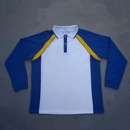 长袖 定做春秋季 蓝色拼白色翻领T恤POLO衫 运动长袖 男女校服同款