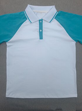 定做夏季男女校服同款运动短袖