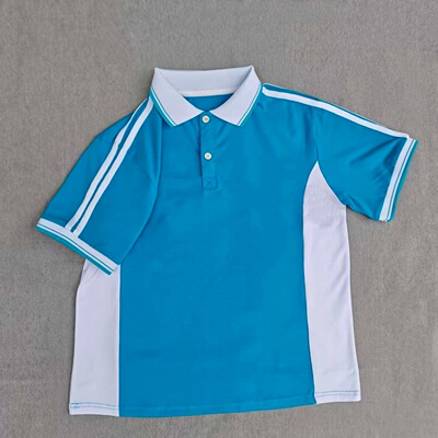 定做夏季男女校服同款运动短袖