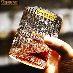 德国进口水晶玻璃家用威士忌杯洋酒杯冷水杯啤酒果汁牛奶杯子套装