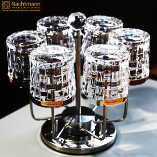 德国进口水晶玻璃编织威士忌杯洋酒杯冷水杯啤酒果汁牛奶杯子套装