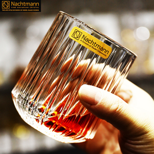 德国进口水晶玻璃威士忌酒杯洋酒杯冷水杯啤酒果汁饮料牛奶杯子