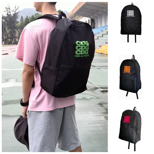 字母日系百搭防水休闲背包现货