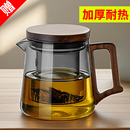 2025新款 玻璃茶壶泡茶家用单壶茶水分离泡茶壶加厚耐高温茶具套装