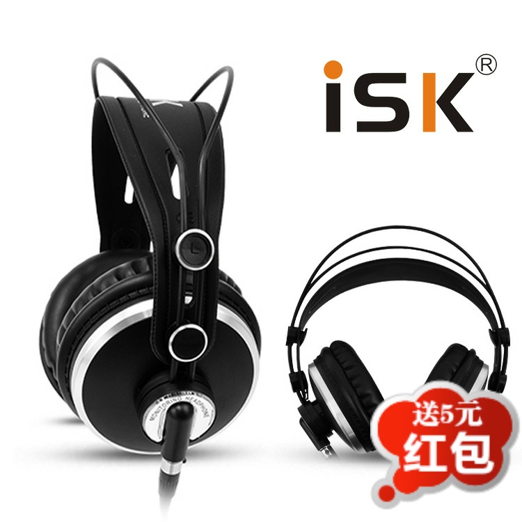 ISK HP-980 HP980isk监听耳机头戴式耳机专业k歌录音师监听耳机