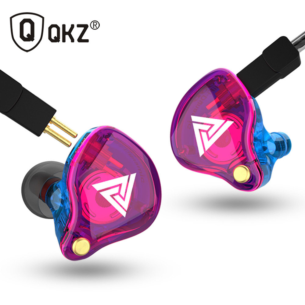 QKZ/霆声 VK4手机耳机 运动耳机入耳式线控插拔耳机 厂家跨境货源