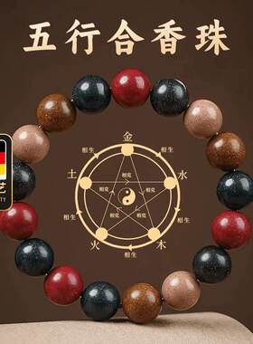 五行合香珠中药手串传统