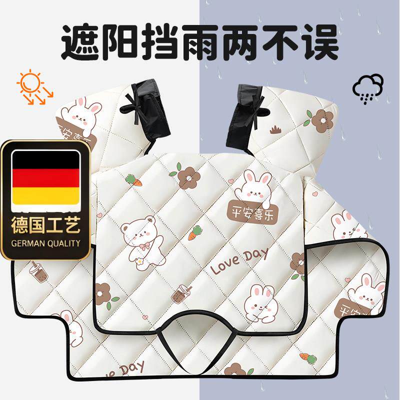 德国工艺电动车挡风被四
