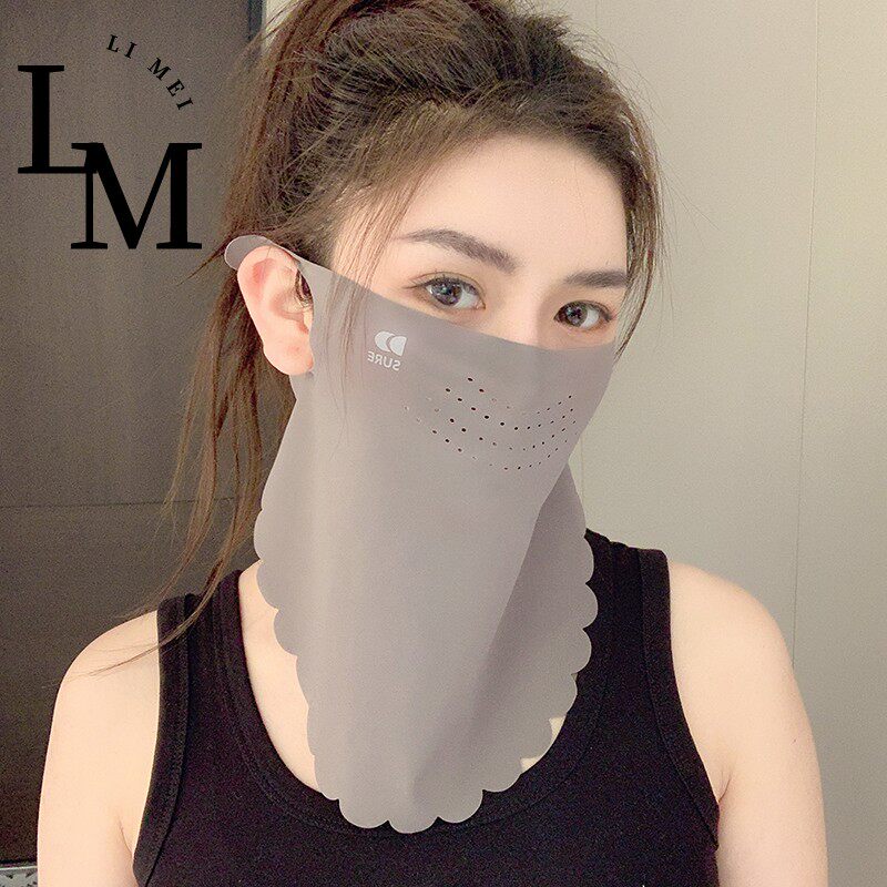 夏季骑车防晒面罩女全脸