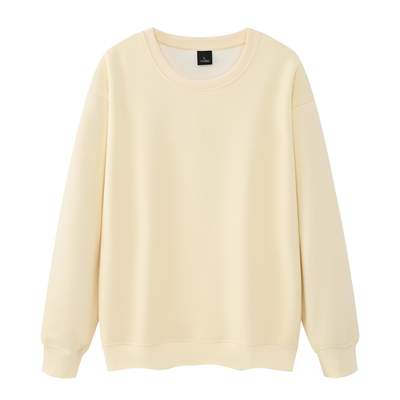 得物品质 380克重磅双股实毛复合光板纯色圆领卫衣FY003-P25