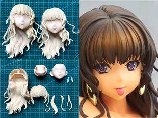 包邮手办散货白模手办犬童茜手办头手办涂装练手上色复模魔改材料