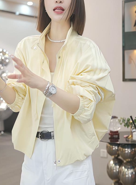韩系蕾丝拼接防晒外套女薄款春夏新款防晒衣休闲百搭宽松显瘦上衣
