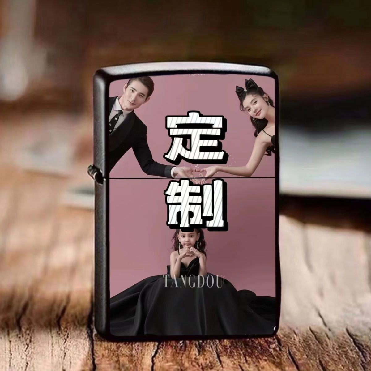 网红爆款diy翻盖式金属煤油打火机个性礼物创意卡通个性复古送友