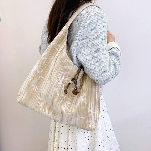 新中式托特包2025新款复古单肩