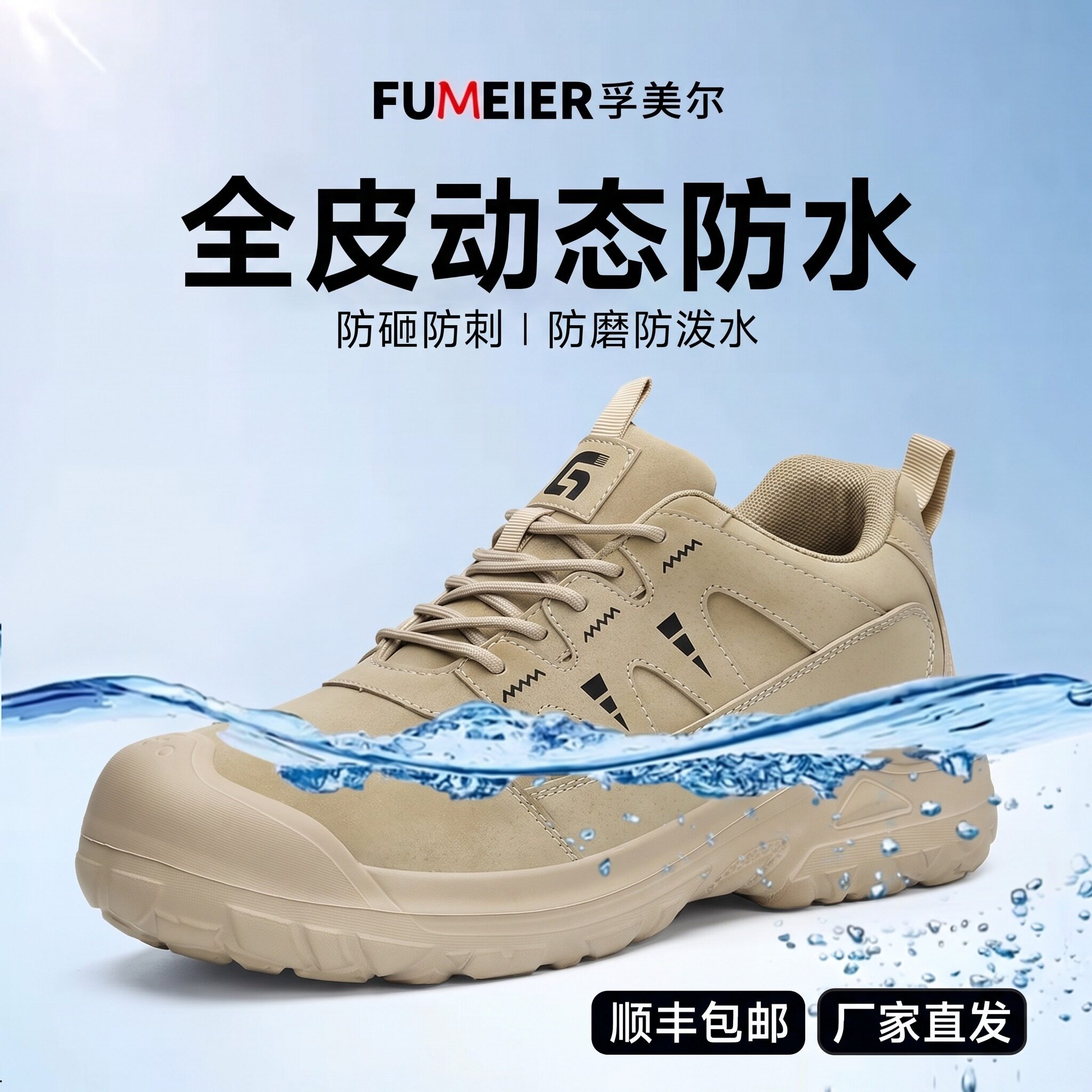劳保鞋男款士防砸防刺穿耐磨舒适图片