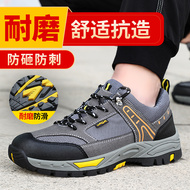 giày bảo hộ abc Giày bảo hộ lao động nam, chống va đập, chống đâm thủng, mũi thép, nhẹ, chống rét mùa đông, đế thép cộng với giày cotton nhung, giày nam cách nhiệt giay bảo hộ giày công trường